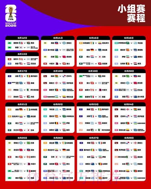 2026世界杯北美什么时候开始